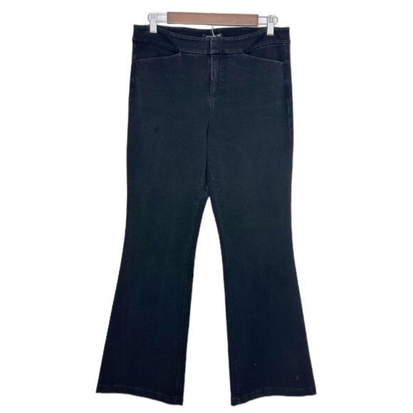 Lafayette 148 New York Bootcut Stretch Jean Pant Black Size 8 - Picture 3 of 5